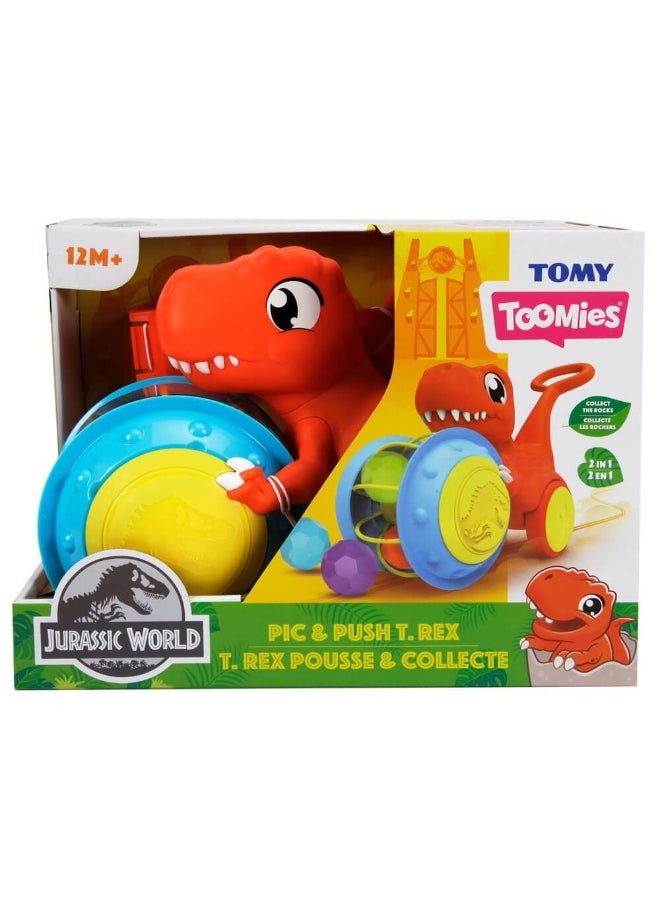 Tomy Toomies - Jurassic World Pic & Push T Rex - Image 1