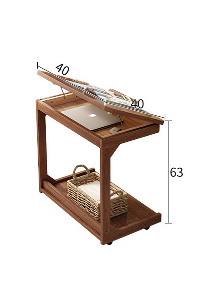 Arabest - Laptop Holder Table - Portable C Shaped Side End Table, Desktop Angle Adjustable for Reading and Eating - Over Bed Sofa Companion - Image 1