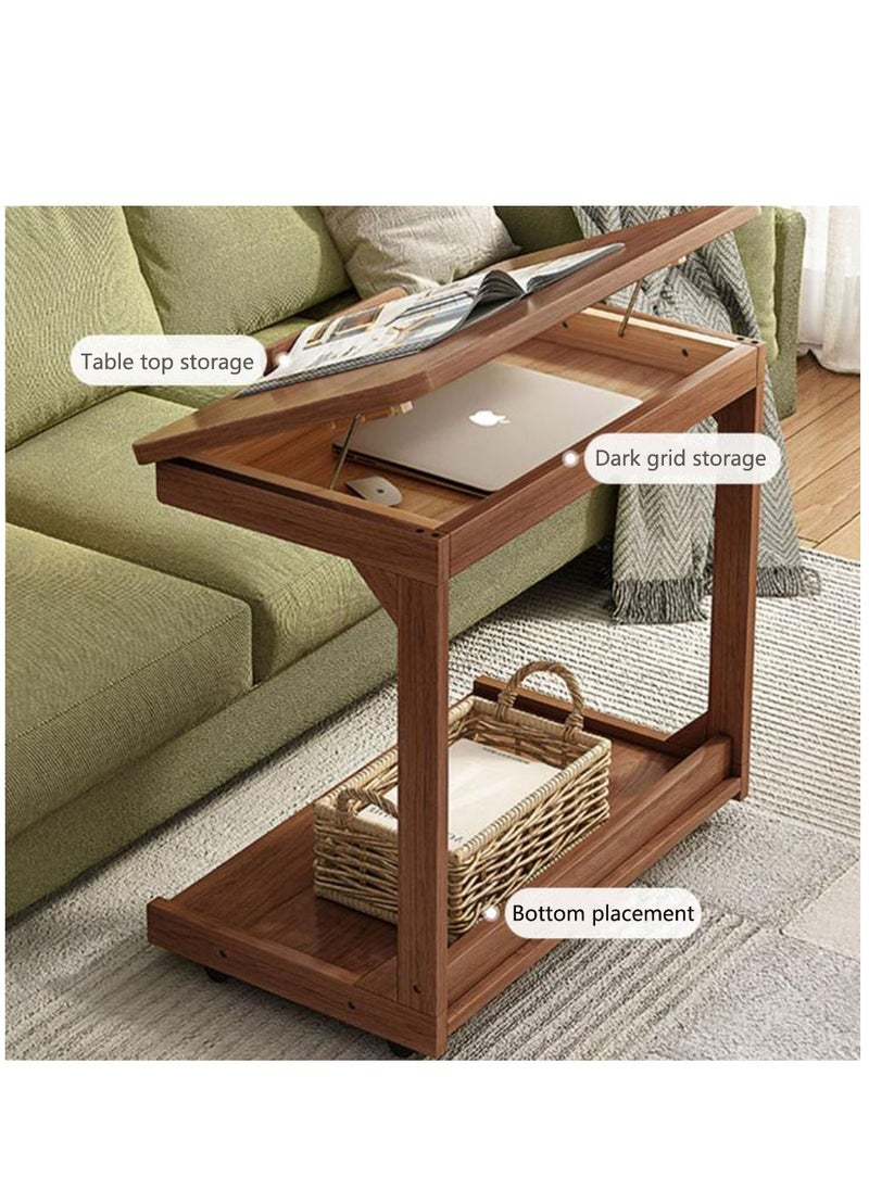 Arabest - Laptop Holder Table - Portable C Shaped Side End Table, Desktop Angle Adjustable for Reading and Eating - Over Bed Sofa Companion - Image 1