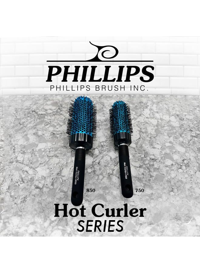 Phillips Brush Hot Curler 850 Thermal Round Brush - 2.75 inch Diameter Vented Barrel Brush for Creating Lasting Curls - Image 5