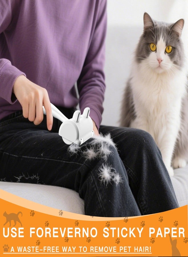 Furry fun Pet Hair Remover Roller & Self-Cleaning Grooming Brush (2-in-1), Reusable Fur Tool for Dogs Cats Shedding, No Sticky Sheets for Pet Hair Removal on Furniture, Couch, Carpet, Bedding, Car Seats - Image 5