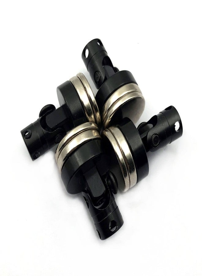 فايوان عمود جسم مغناطيسي من FainWan مكون من 4 قطع، عمود تثبيت جسم مغناطيسي غير مرئي من سبائك معدنية متوافق مع سيارة HSP Red-cat Hi-Moto Tra-xxas SCX10 4WD 1/10 RC (أسود) - Image 2