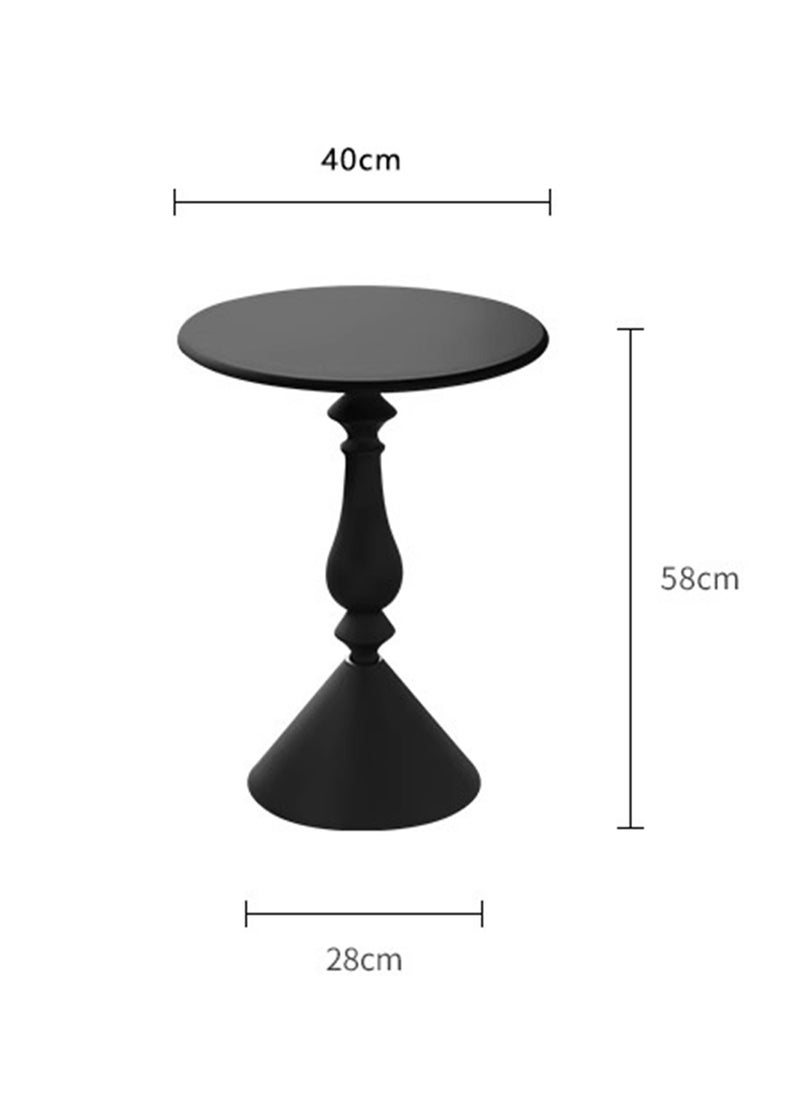Sharpdo - Ins Style Sofa Side Table Coffee Table, Mini Small Round Table Removable 28*40*58CM - Image 1