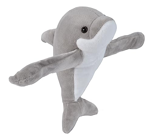 Wild Republic Huggers Hugger Plush Stuffed Animal Toy, Gifts for Kids, Dolphin, 8" - Image 5