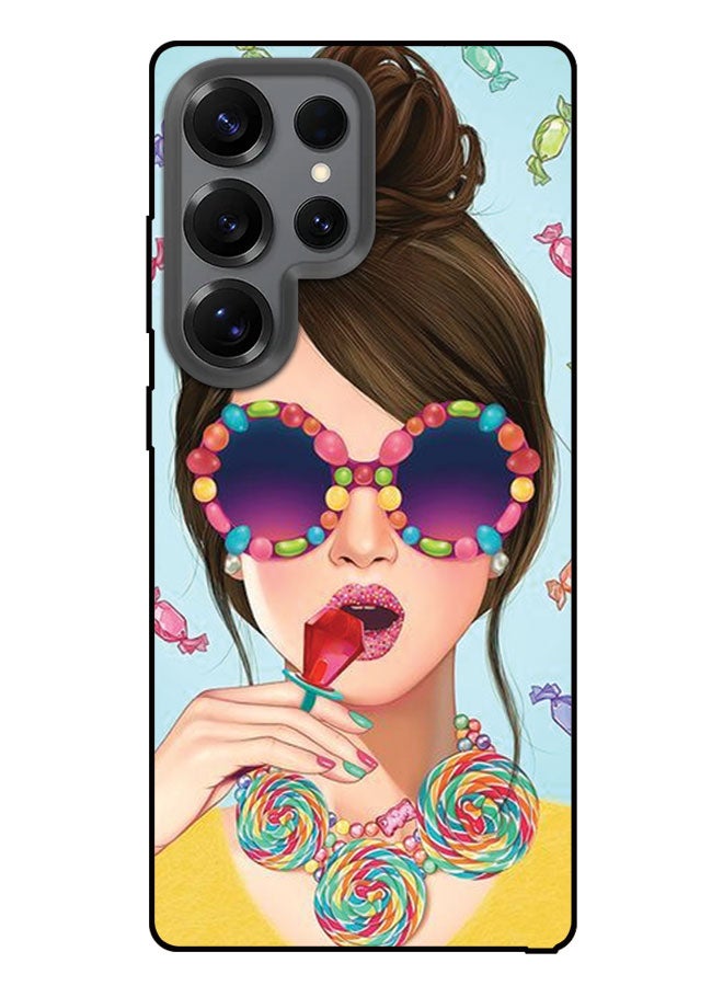 EYE CATCH Printed Protective Case Cover For Samsung Galaxy S25 Ultra-  Stylish Girl - Image 1