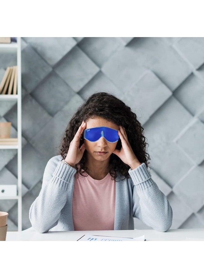 Epyz Relaxing Gel Eye Mask | Cooling Relaxation For Tired Eyes (Pack Of 2 Blue) - Image 3