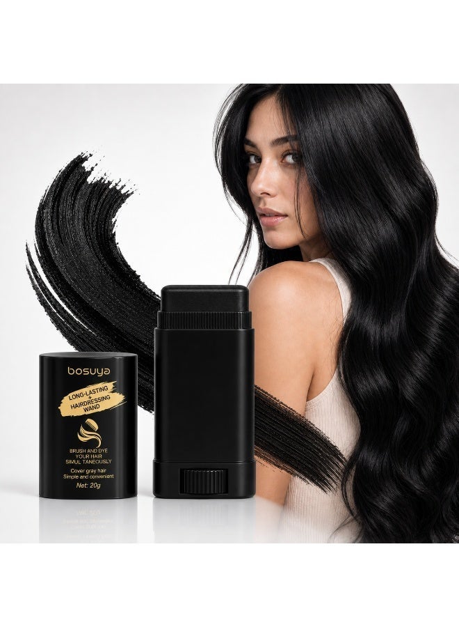 Hair Styling Stick for Quick Gray Coverage & Long-Lasting Hold - Unisex Daily Use - Image 1