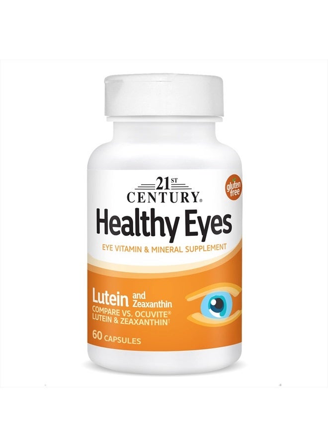 21st Century Healthy Eyes Lutein and Zeaxanthin Capsules, 60 Count (27454) - Image 1