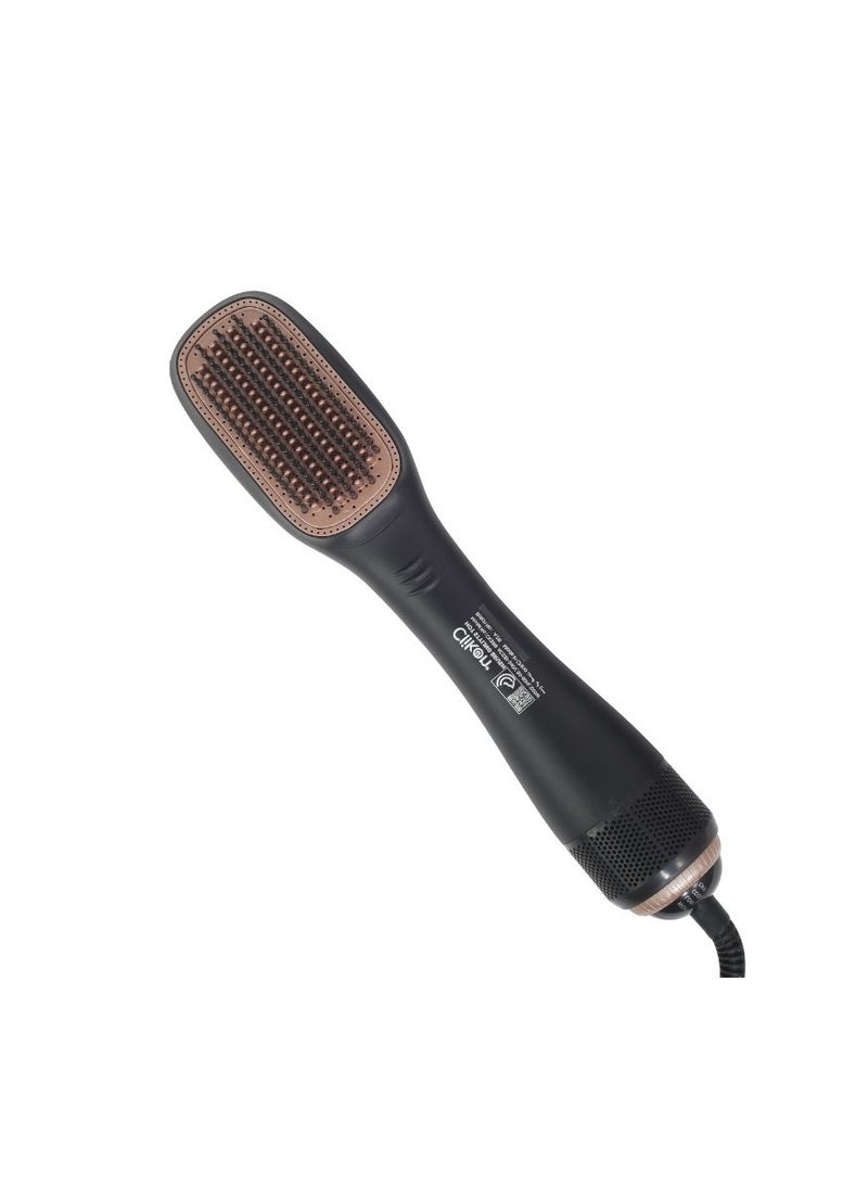 Clikon Professional Hair Styling Brush 1200W – Electric Hair Brush for Everyday Hair Styling, Smoothing & Grooming – Wide Brush Head with Multiple Bristles – CK3316 – Black - Image 3