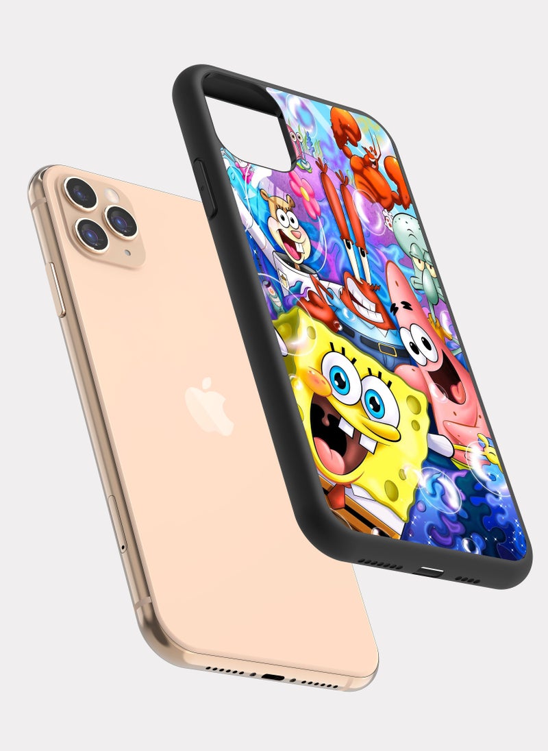 PXLAAT iPhone 11 Pro case cover SpongeBob and Patrick Star - Image 2