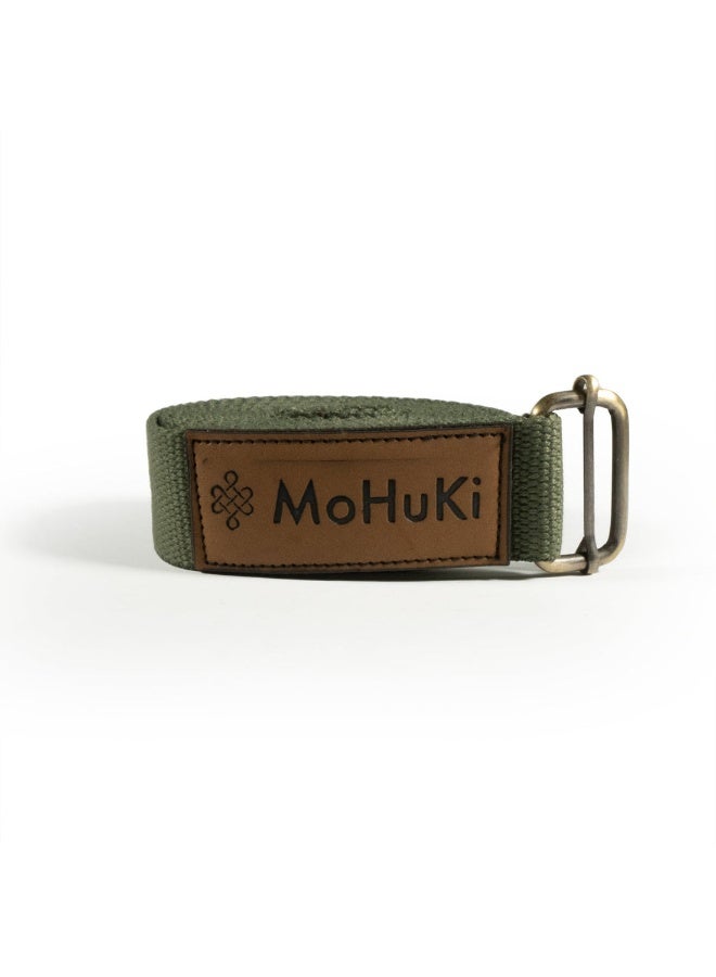 Mohuki Yoga Strap - Polyester - Army Green - Image 3