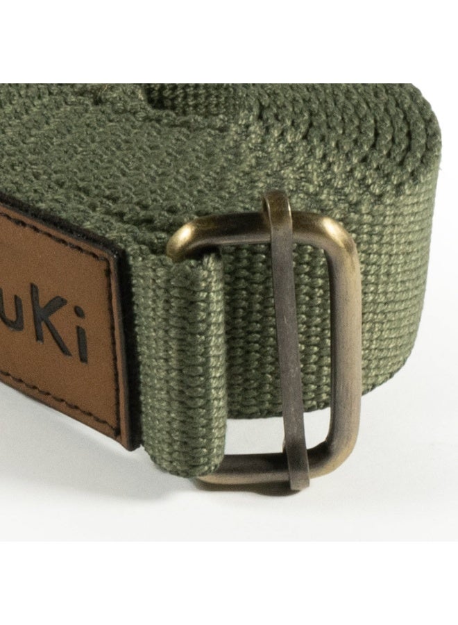 Mohuki Yoga Strap - Polyester - Army Green - Image 2
