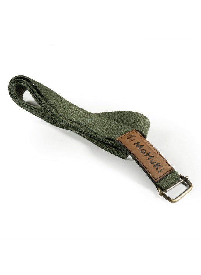 Mohuki Yoga Strap - Polyester - Army Green - Image 1