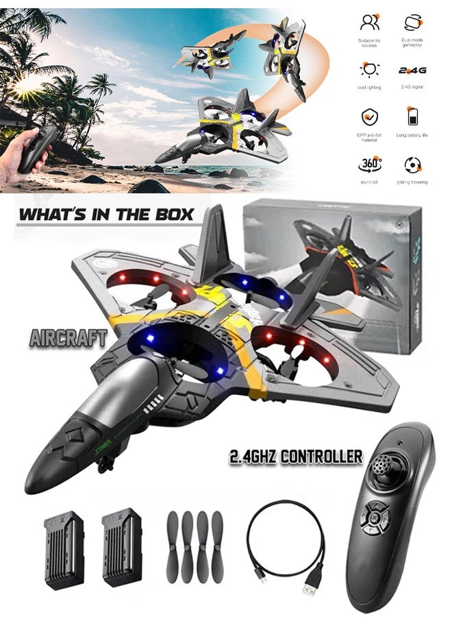 Children's remote-controlled drop-resistant stunt glider - Image 2