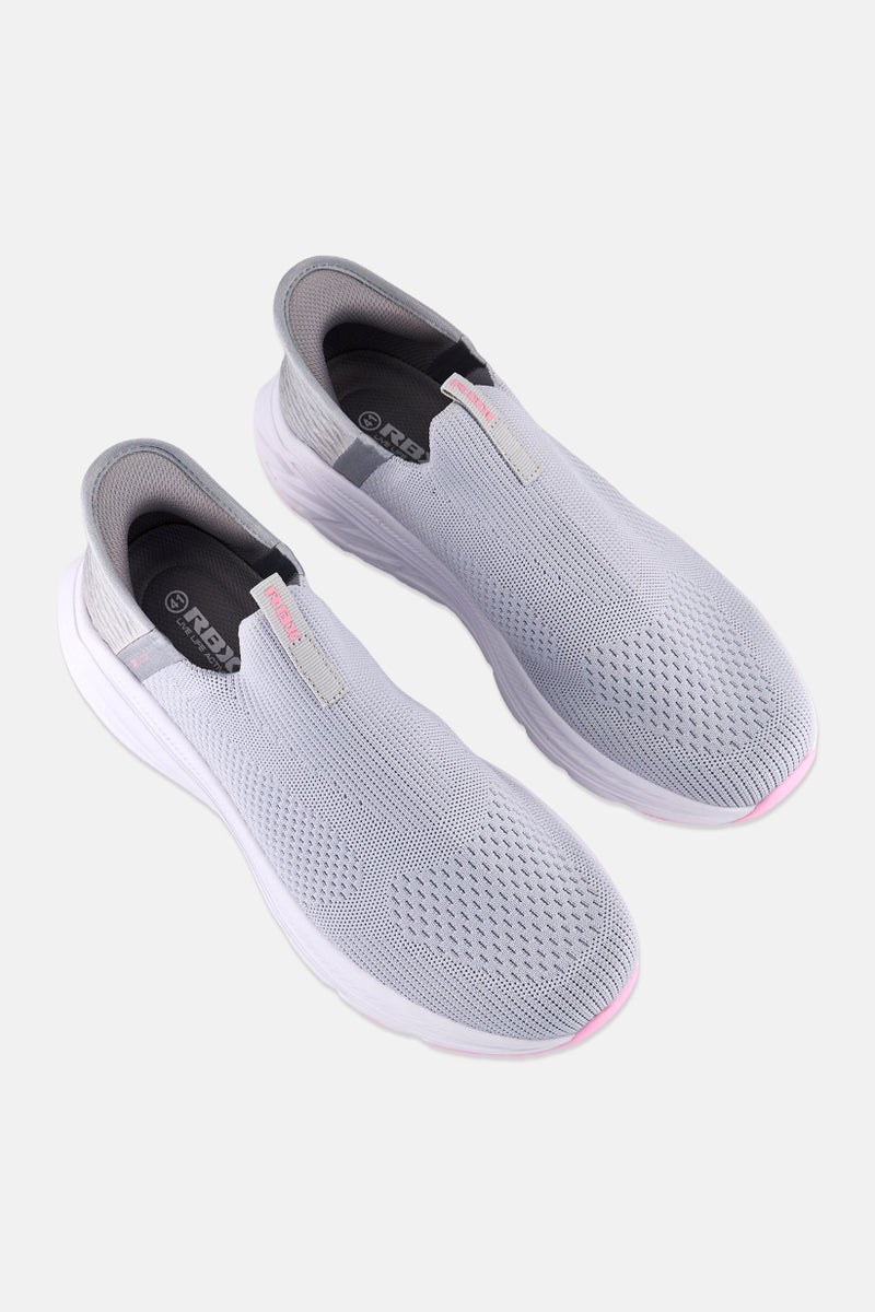 RBX Women Slip On Hiking Shoes, Light Grey  - Image 4