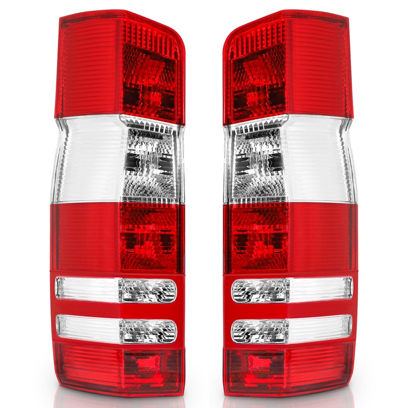 Daume Tail Lights Compatible With 2007 2008 2009 2010 2011 2012 2013 2014 2015 2016 2017 2018 Mercedes Benz Sprinter Dodge Freightliner Rear Brake Lamp Driver And Passenger Side