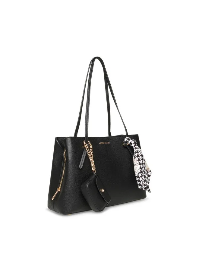 Anne Klein  Anne Klein Akh5805 Black Women's Satchel for Women | Best Price UAE