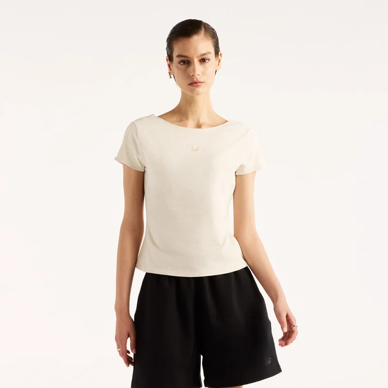 Women's Open-Back Fitted T-Shirt