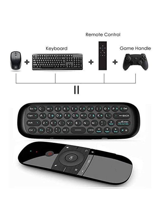 Generic - W1 Remote 2.4G Wireless Keyboard Multifunctional Remote Control for Nvidia Shield/Android TV Box/PC/Projector/HTPC/All-in-one PC - Image 1