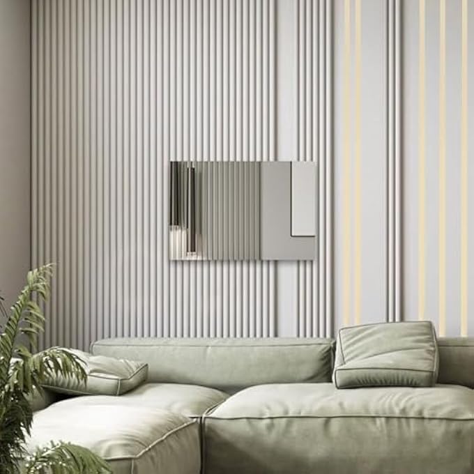 5 YARD PEEL AND STICK FINISH MOLDING TRIM, GOLD METALIZED BRUSHED TRIM SELF-ADHESIVE DECORATIVE STRIP, FLEXIBLE DECOR STRIP FOR WALL MIRROR CABINET FURNITURE - Image 3