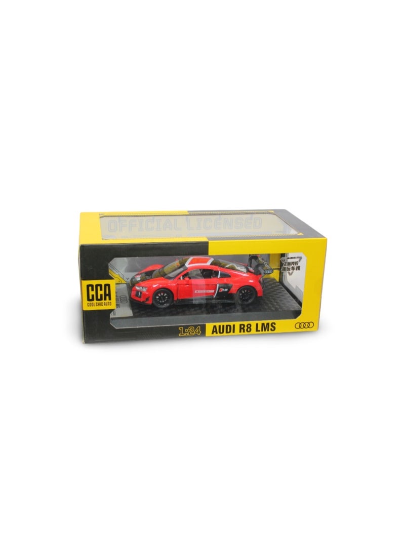 سي سي أيه سيارة أودي R8 LMS بمقياس 1:24 من CCA - حمراء - Image 1