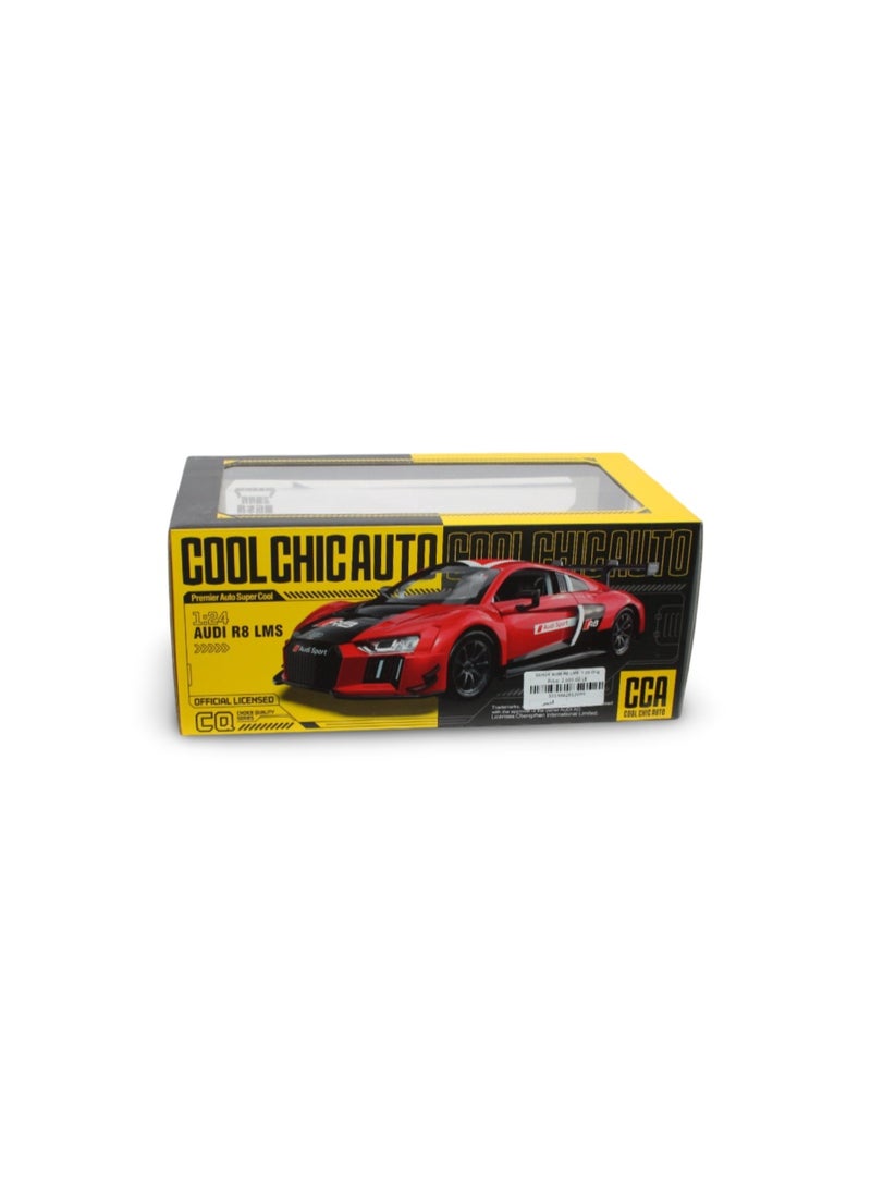 سي سي أيه سيارة أودي R8 LMS بمقياس 1:24 من CCA - حمراء - Image 2
