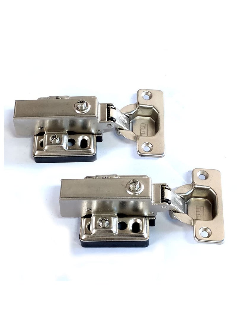 BTL BTL Auto Hydraulic Hinge Heavy Hydraulic Slideon Two Way Hinge Soft Close Half Overlay 8 Crank 60 Hours Salt 50000 Cycle Tested Pack of 1 Pair BAHHHS8  - Image 1