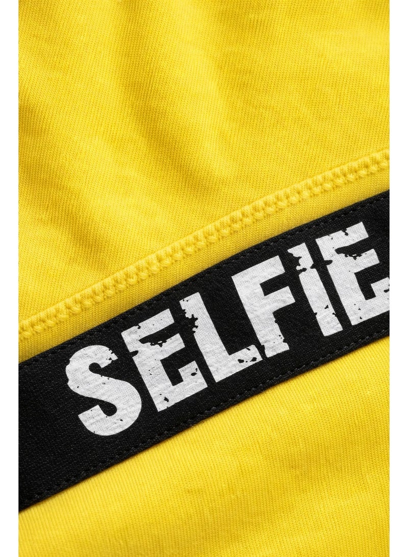 Kids Yellow Tracksuit Set Unisex – Soft Cotton Sweatshirt & Joggers for Boys & Girls - Image 4