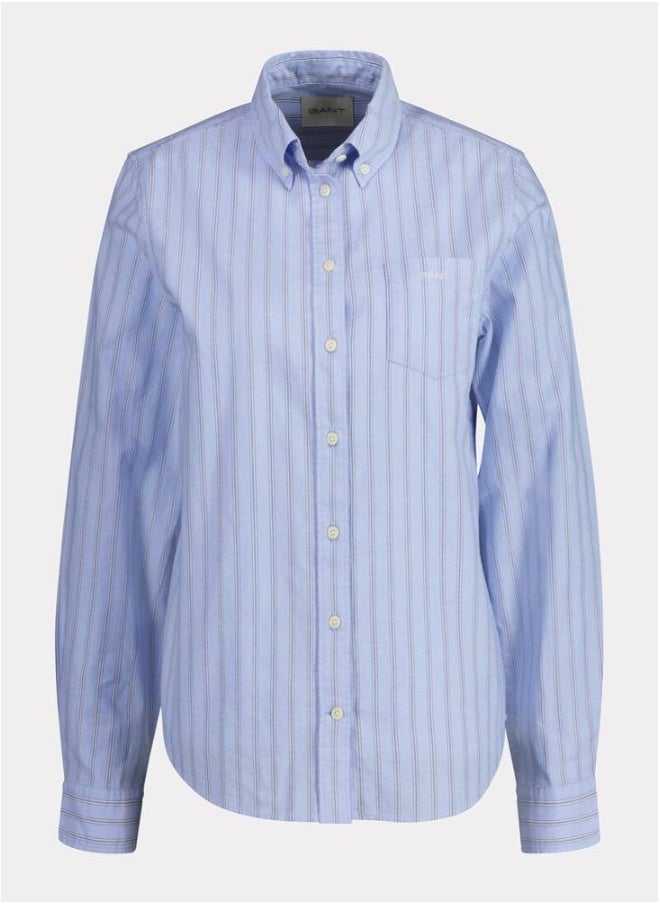GANT - Gant Regular Fit Stripe Archive Oxford Shirt - Image 1