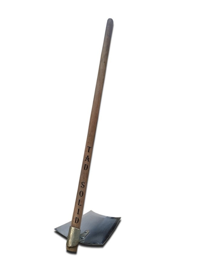 TAD SOLID 202 Grade Stainless Steel Spade – Heavy-Duty Kassi Fawda Shovel Hoe for Gardening, Digging, and Agricultural Use – Durable, Ergonomic Design for All Your Heavy-Duty Gardening Needs - Image 1