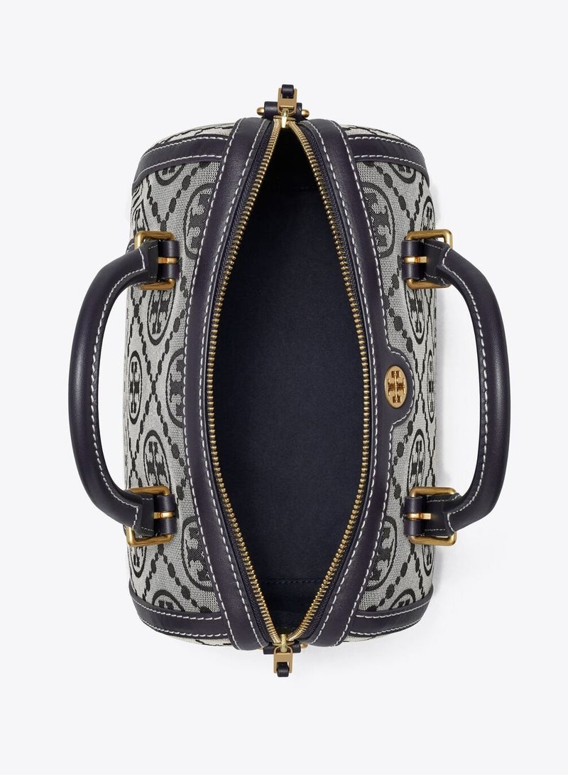 حقيبة TORY BURCH T Monogram Jacquard Barrel كبيرة - Image 3