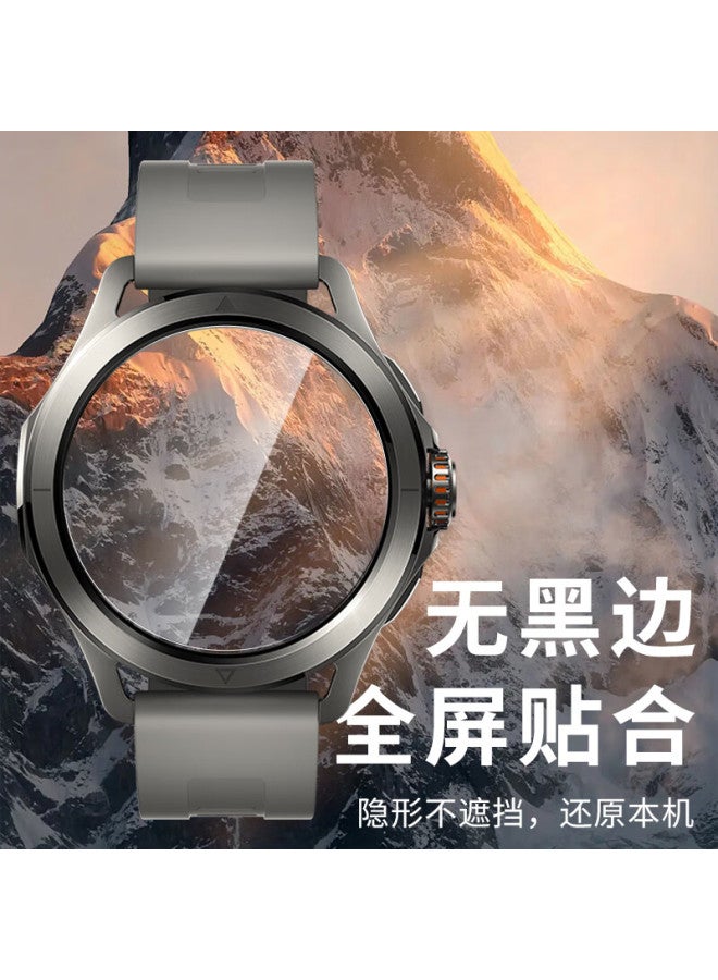 Freeson High-Definition Tempered Glass Screen Protector For Xiaomi Watch S4 Sport, Ultra-Thin Anti-Scratch Anti-Fingerprint Protective Film [Quick Positioning Sticker - Two-Pack] - Image 5