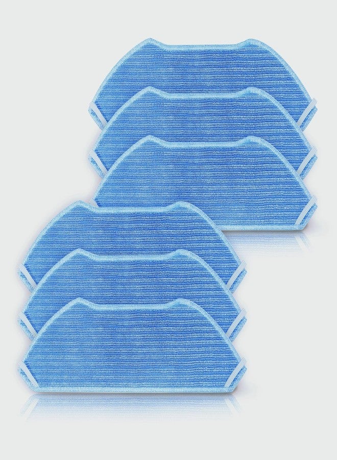 Avaenzo Replacement Mop Pads Compatible with Lefant M2 M2 Pro M2S M2S Pro M2 Plus M2L Plus U180 M1 Robot Vacuum 6 Mop Cloth - Image 1