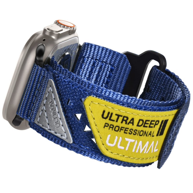 ULTIMAL Tough Nylon Sport Band Compatible with Apple Watch 49/45/44/42/41/40/38mm – Rugged Breathable Strap for iWatch Ultra 2/Ultra/Series 10–1 - Image 1