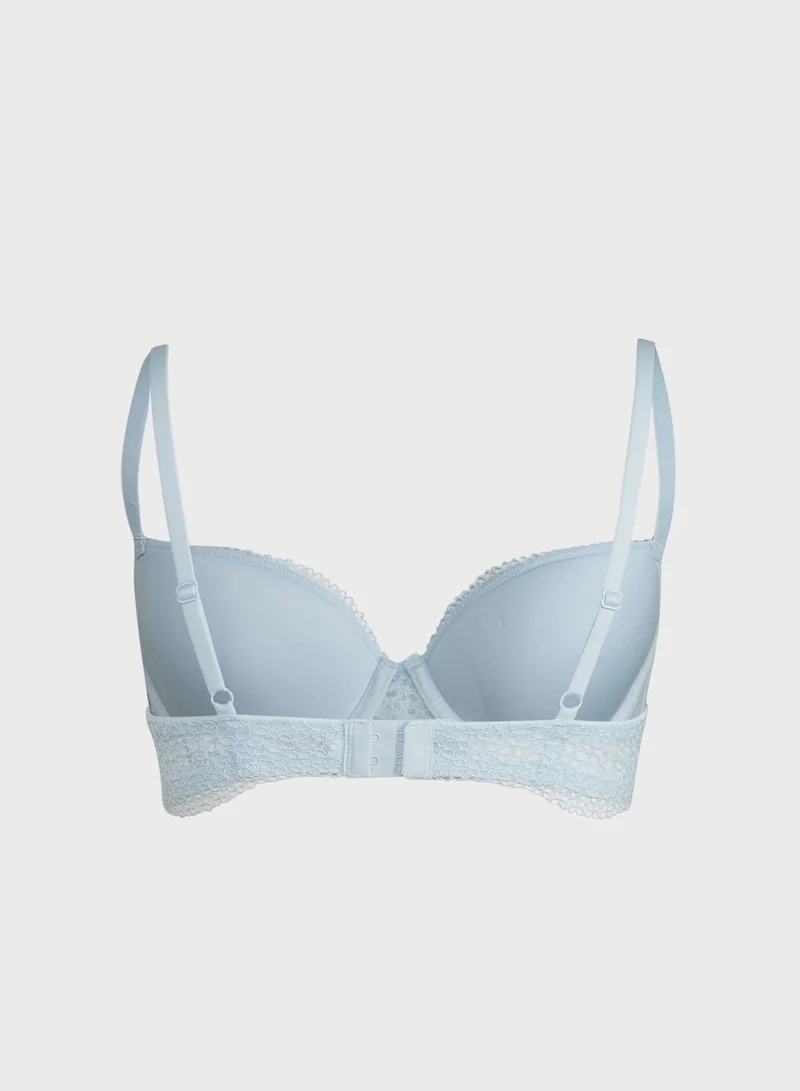 Ovs Lace Detail Plunge Bra