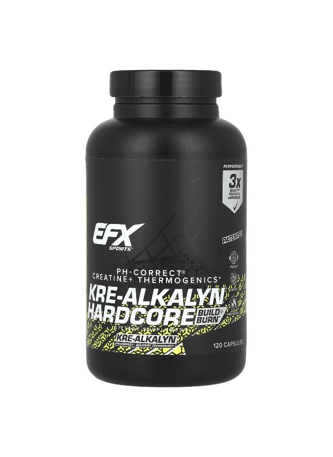 EFX SPORTS EFX Sports, Kre-Alkalyn Hardcore, 120 Capsules  - Image 1