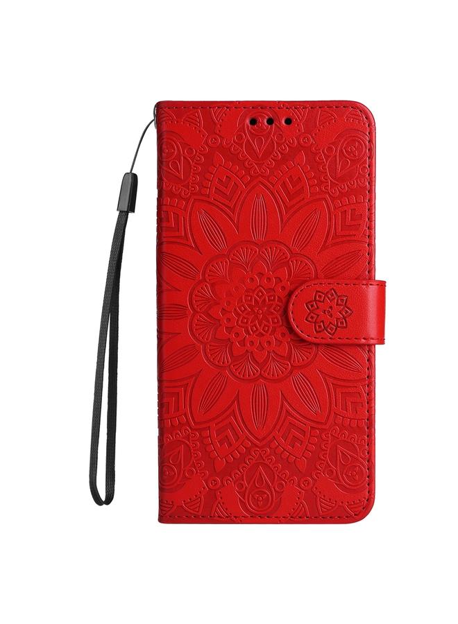 S-TOP Case For Samsung Galaxy M15 5G / F15 5G Embossed Sunflower Leather Phone Case - Image 2