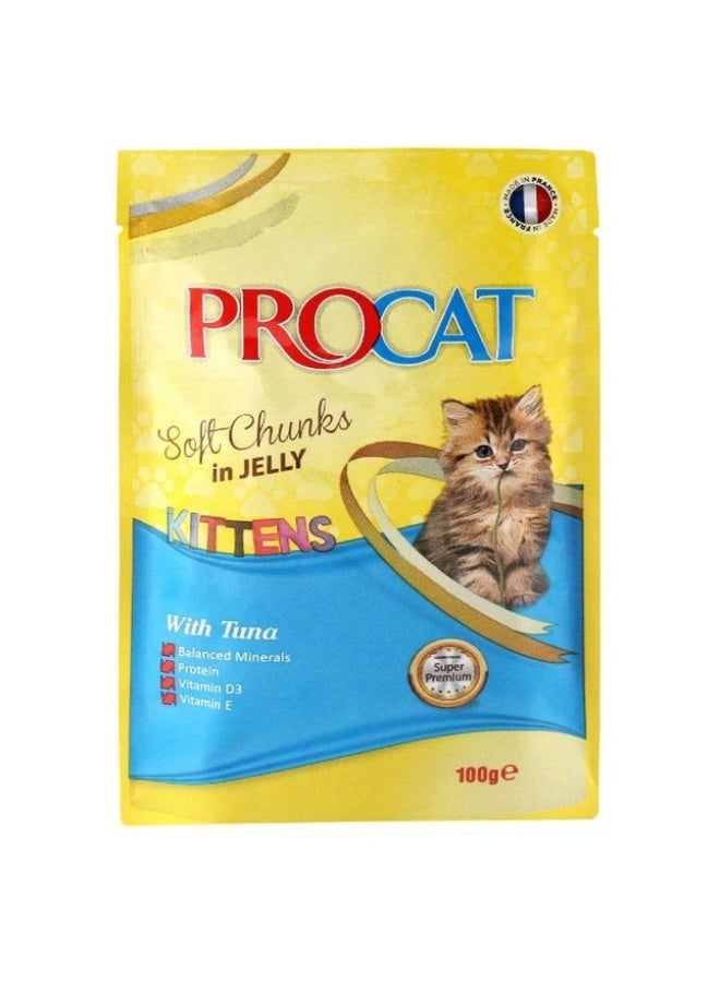 PROCAT Kitten Wet Food Soft Chunks with Tuna in Gravy 100 g From Varmacy