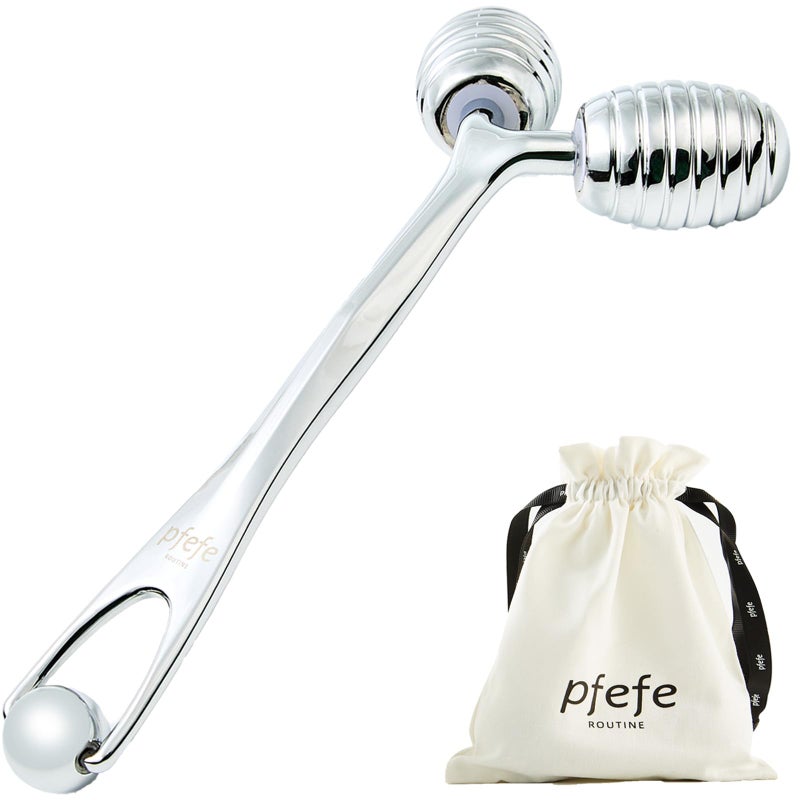 pfefe Facial Roller for Face and Eyes - Unbreakable Face Massager Tool for Beauty Routines, Esthetician Supplies Cold Roller for Puffiness, Wrinkles, Dark Circles - Image 1