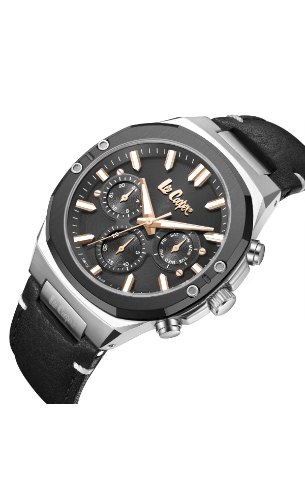 لي كوبر LEE COOPER Men Multi Function Gray Dial Watch - LC07992.061