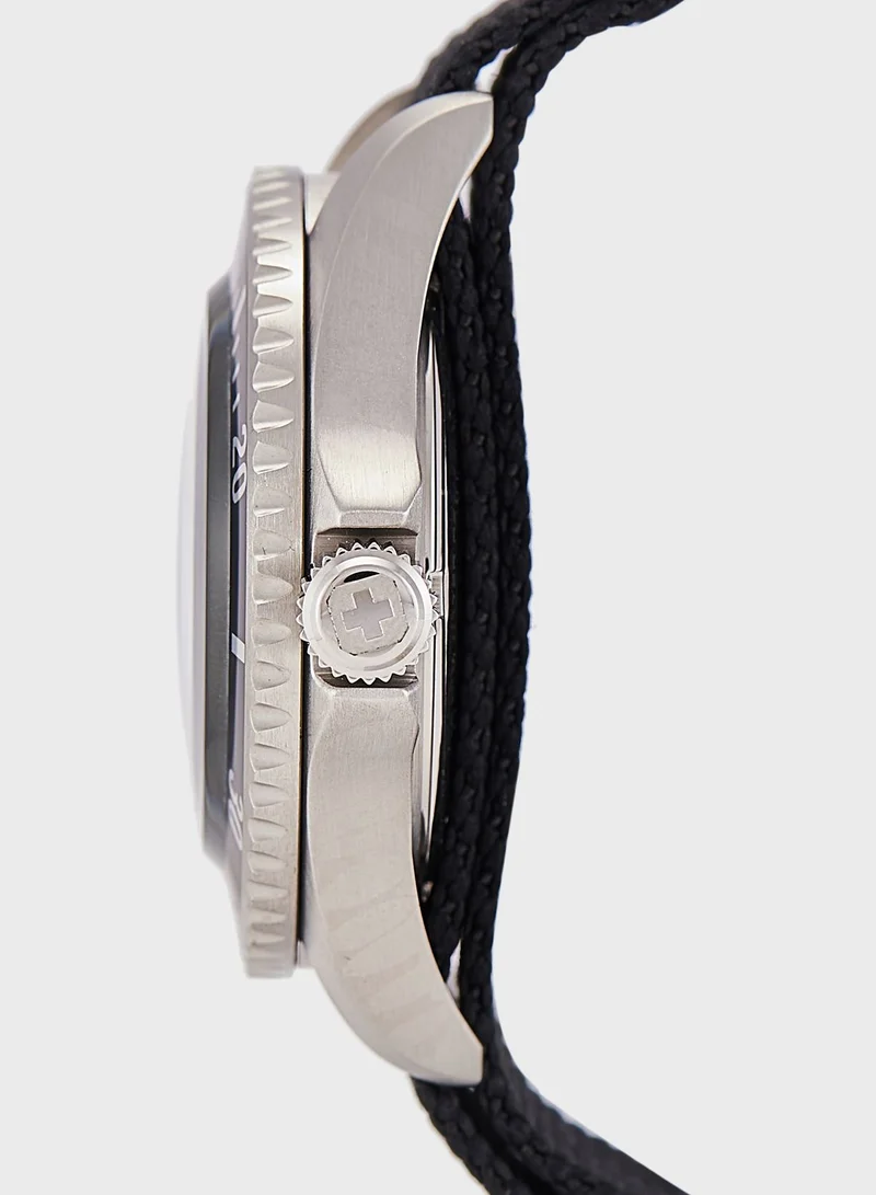 SWISS MILITARY Nylon Strap Analog Watch