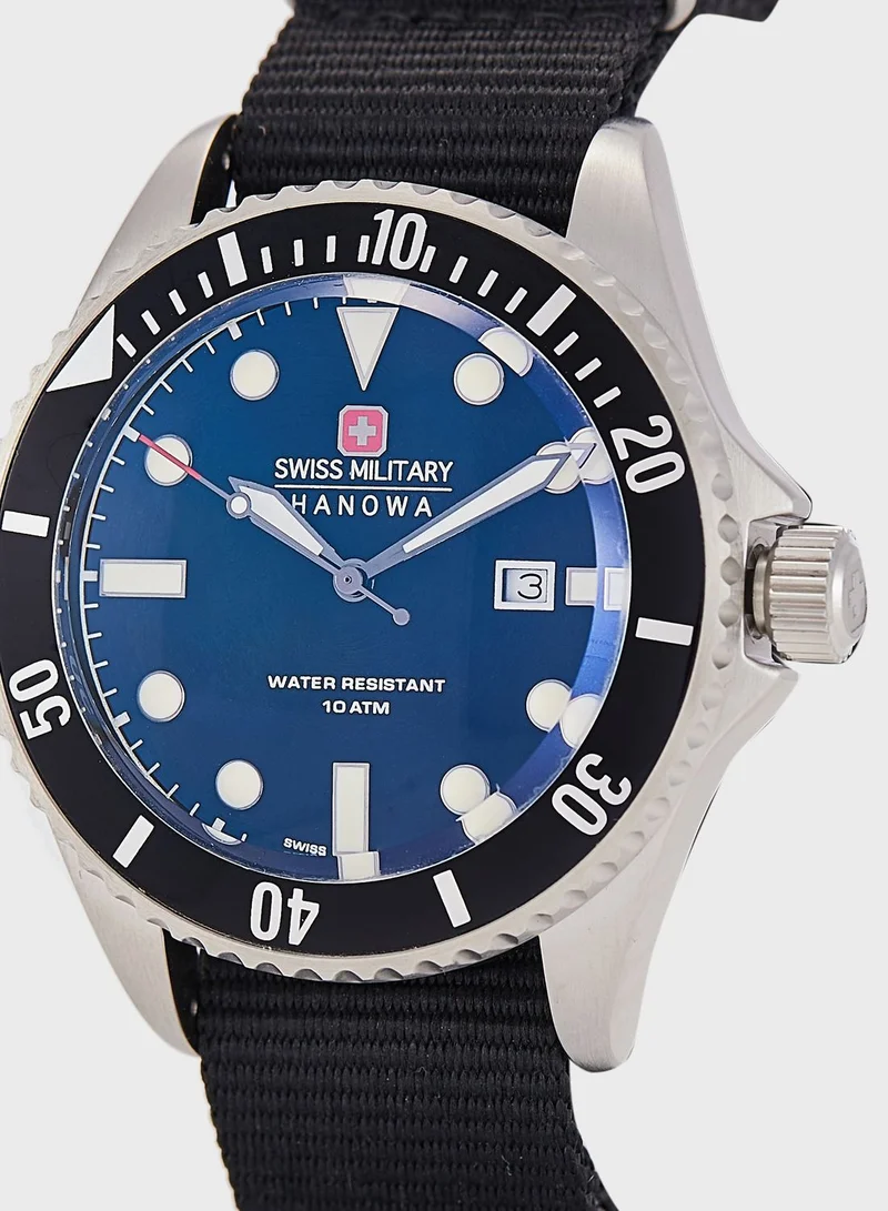 SWISS MILITARY Nylon Strap Analog Watch