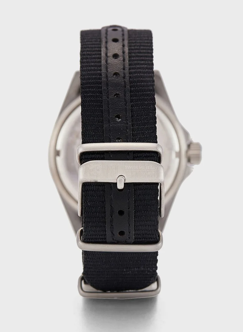 SWISS MILITARY Nylon Strap Analog Watch