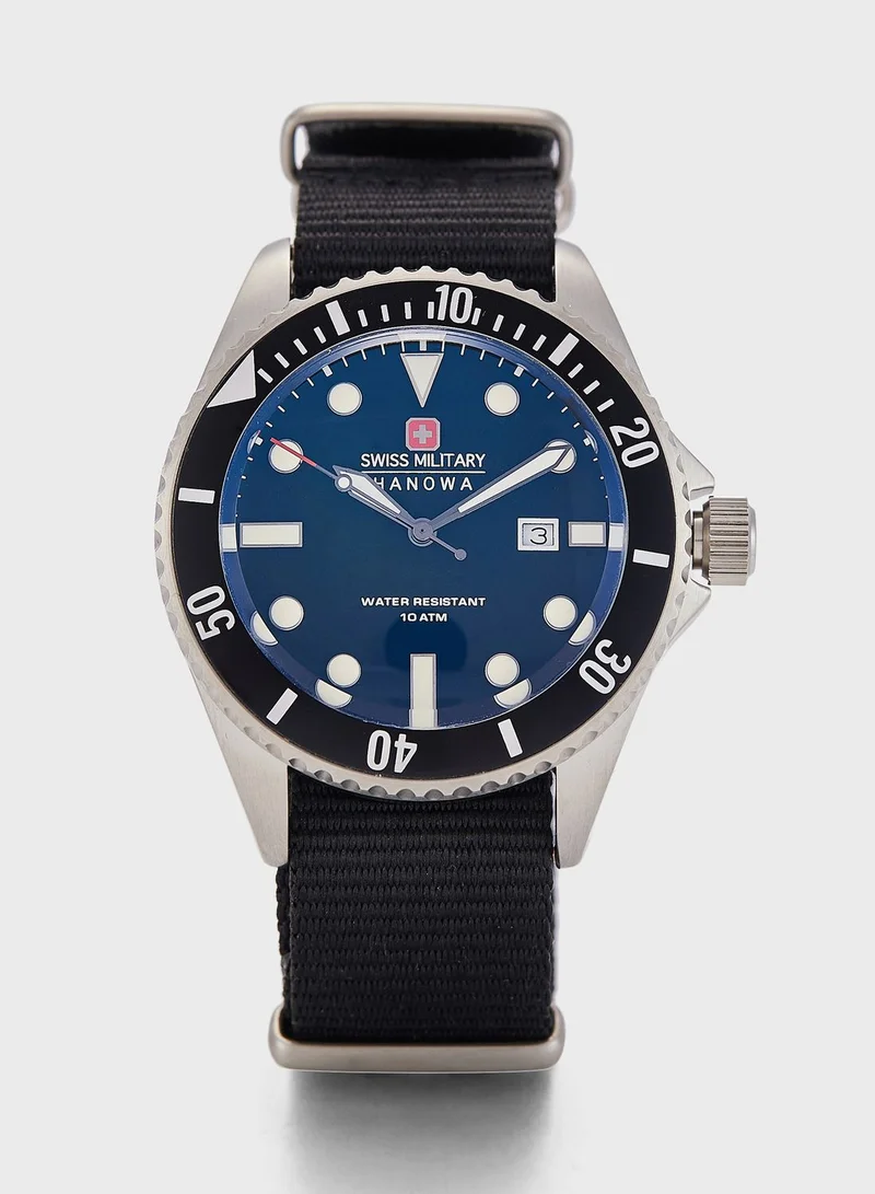SWISS MILITARY Nylon Strap Analog Watch