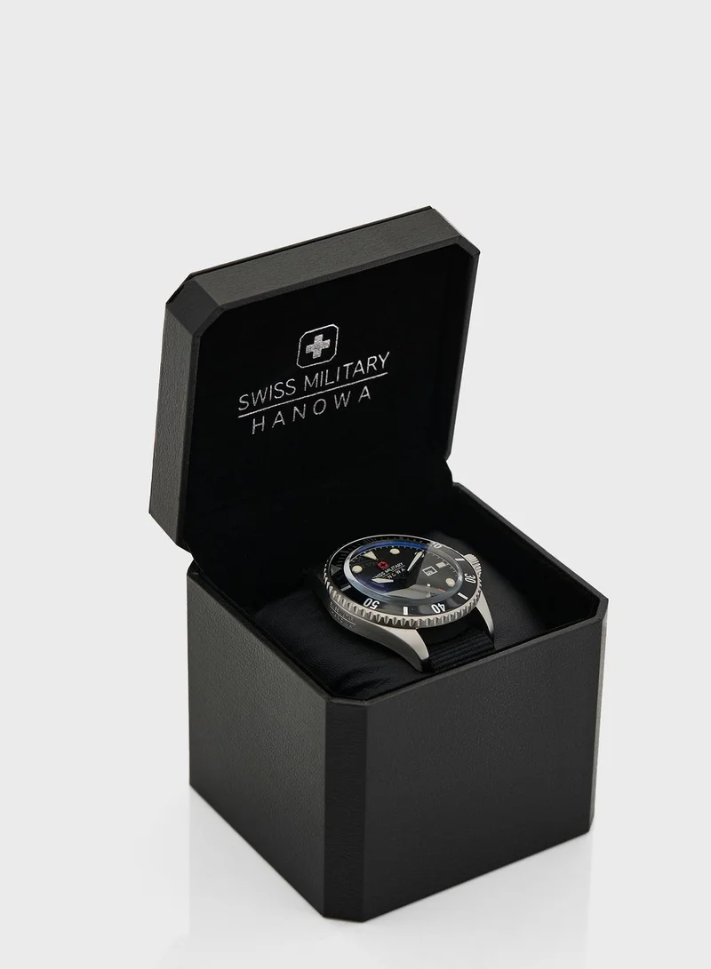 SWISS MILITARY Nylon Strap Analog Watch