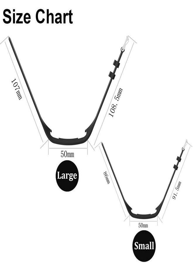 QGHXO Band for Garmin Vivofit 1 / Vivofit2, Soft Silicone Replacement Watch Band Strap for Garmin Vivofit 1 / Vivofit 2 Activity Tracker, Small, Large, Ten Colors (10PCS Bands, Small) - Image 3
