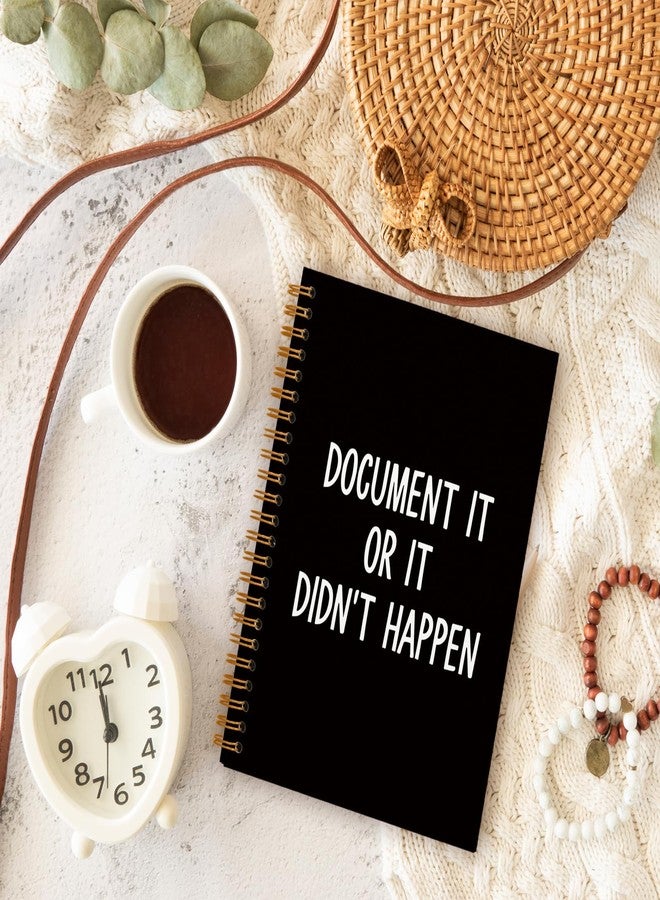 OXW Funny HR Gifts Notebooks for Work, Gag Gifts for HR Colleague Coworkers, Document It or It Didn't Happen, Human Resources Gifts, Funny Journal, Work Humor Gifts, Spiral Notebook 5.5 x 8.3 - Image 3