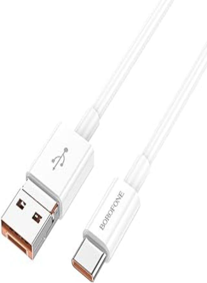 BOROFONE BX102 Winner High Quality 2 in 1 Charging Data Cable Type-C to Type-C 1M - White