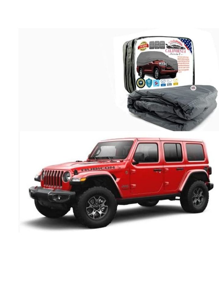 California formula-T California Car body Cover Windproof  Scratch Resistant Cover with Working Gloves 