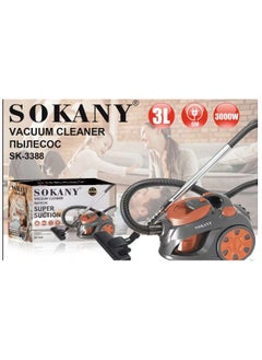 sokany Canister Vacuum Cleaner 3.0 L 3300 W SK-3388 